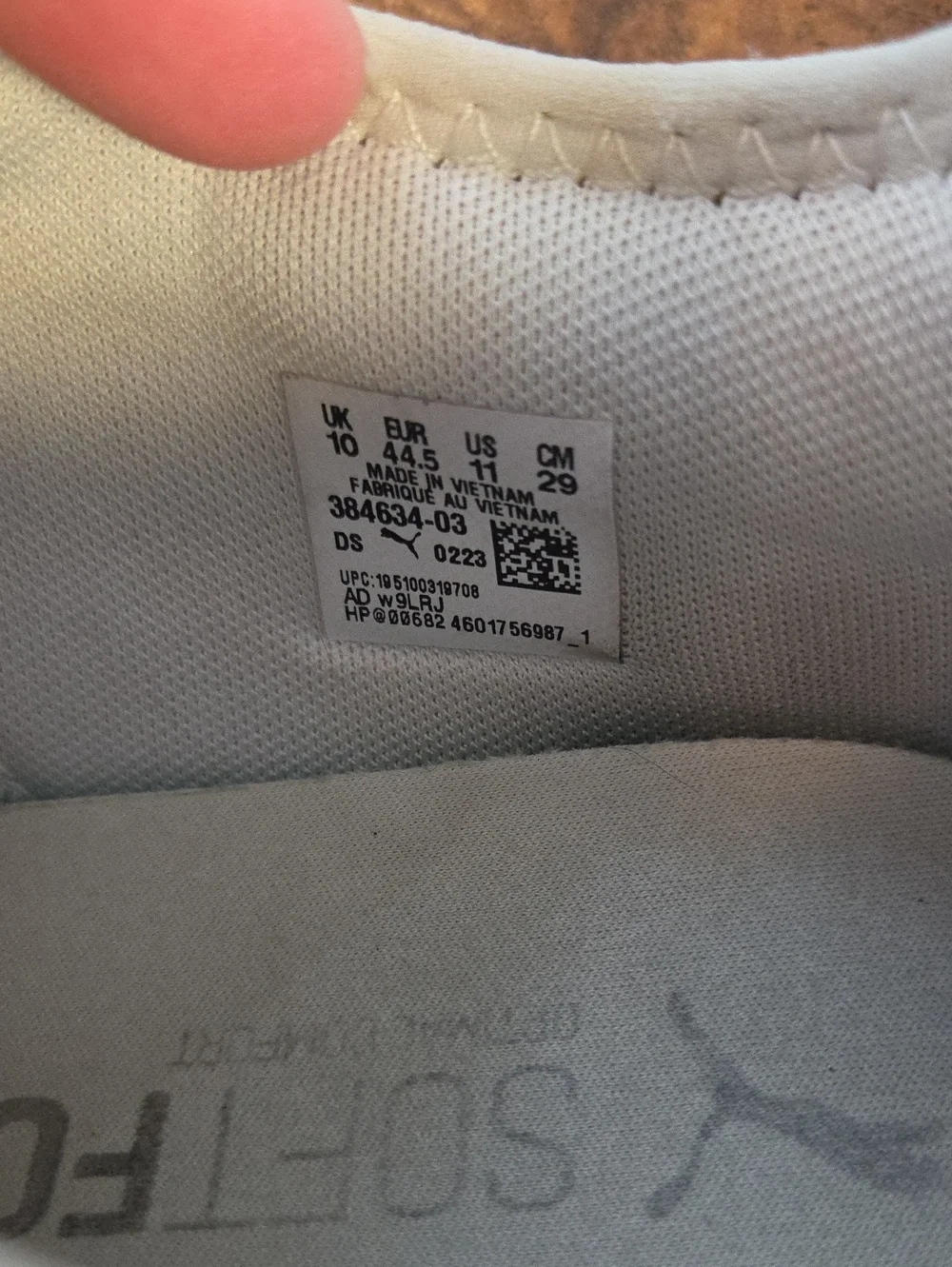 Puma used size